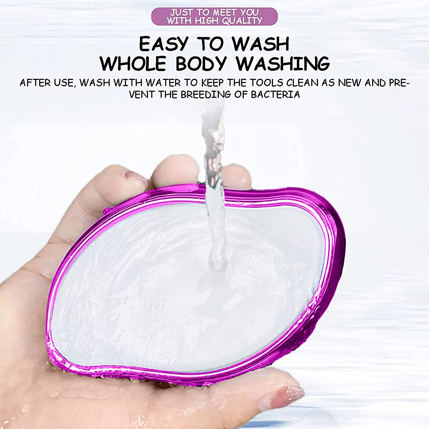 Bleame Crystal Hair Eraser – Painless Exfoliation Hair Removal Tool For Arms Legs Back – Apply To Any Part Of The Body – China (random Color)Without Box
