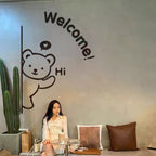 3d wall art with cute teddy bear shaped for home &amp; office decorations Wooden wall Art