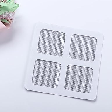 Pack 10 PCs Multifunctional Sticker Drainer Net for bathroom, kitchen sink bath tub  | Window Screen Repair Patches for Door Window Screen