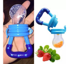 Food Pacifier + Feeder Spoon/ Fresh Fruit Food Baby , Feeding Safe Fruit Feeder ,  (random color)