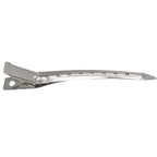 Pack of 12 Hair clips silver steel For Women and Men Duck Clips Hair Clip, Styling tools, Hair Grip Sectioning