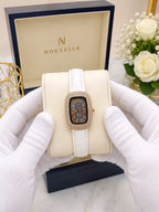 Nouvelle Elegant Crystal-Embellished Women's Watch Fashion Apparel Accessory To Wear At Parties