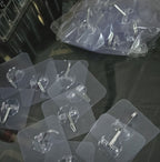 Transparent Self-Adhesive Wall Hooks – Strong Hold, No Drill, Damage-Free Hanging