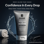 Men's Glow Facewash Bundle – Facewash + Whitening Cream Combo Set