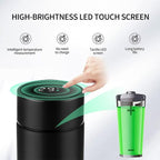 Temperature Display Vacuum Insulated Water Bottle Thermo Flask Made of Premium Stainless Steel Coffee Cup (Random Color)