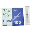 Clinic Luer Lock Auto Disable Syringes With Needle – Pack Of 100 Sterile Medical Disposable Syringes For Safe Injections