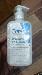 CeraVe Renewing SA Cleanser with Salicylic Acid – Exfoliating Face & Body Wash for Rough, Bumpy Skin (237ml)