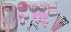 Multipurpose Travel Makeup Kit with Brushes, Beauty Blenders and Accessories Set ~ Random Color