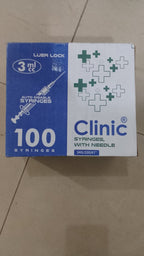 Clinic Luer Lock Auto Disable Syringes With Needle – Pack Of 100 Sterile Medical Disposable Syringes For Safe Injections
