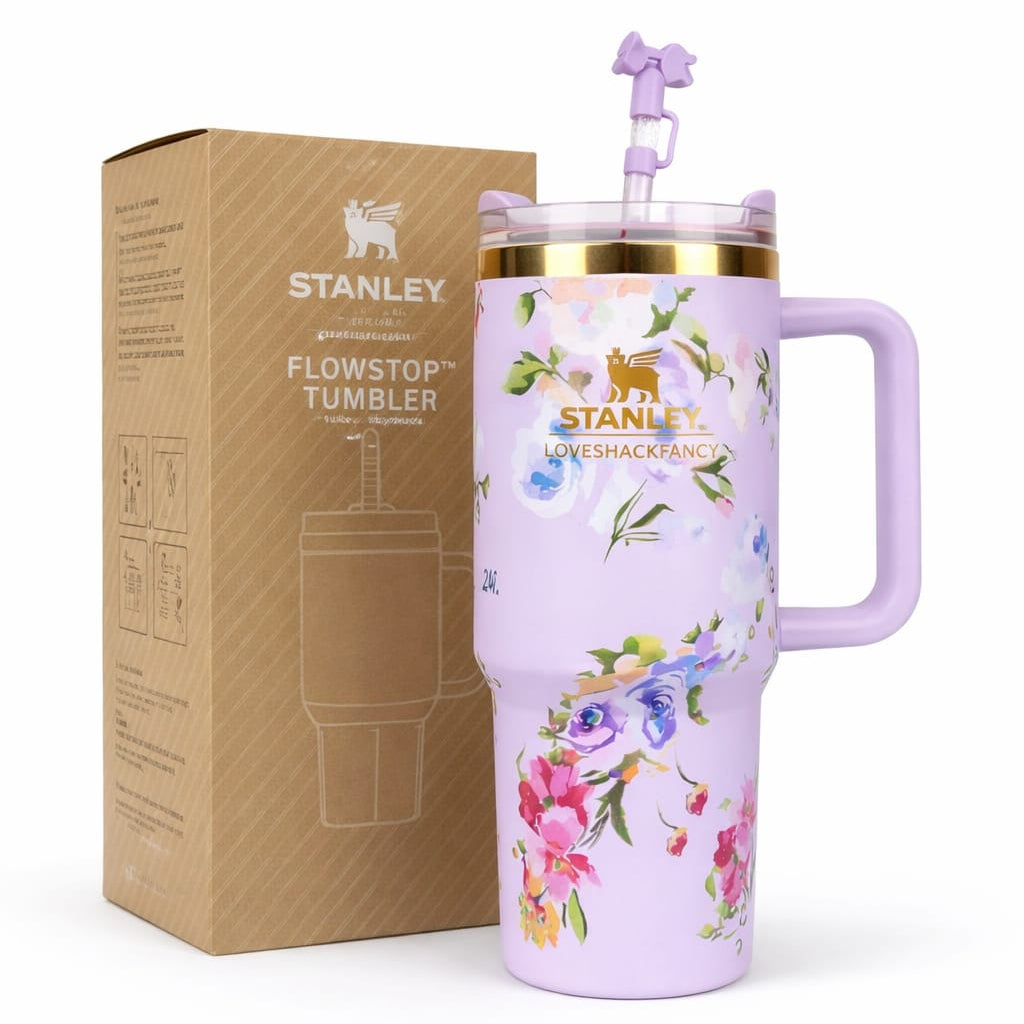 40 Oz Stanley X Coquette Tumbler Providing Durable Quality Comfortable Use Everyday Hydration Support - 1.18 Liter