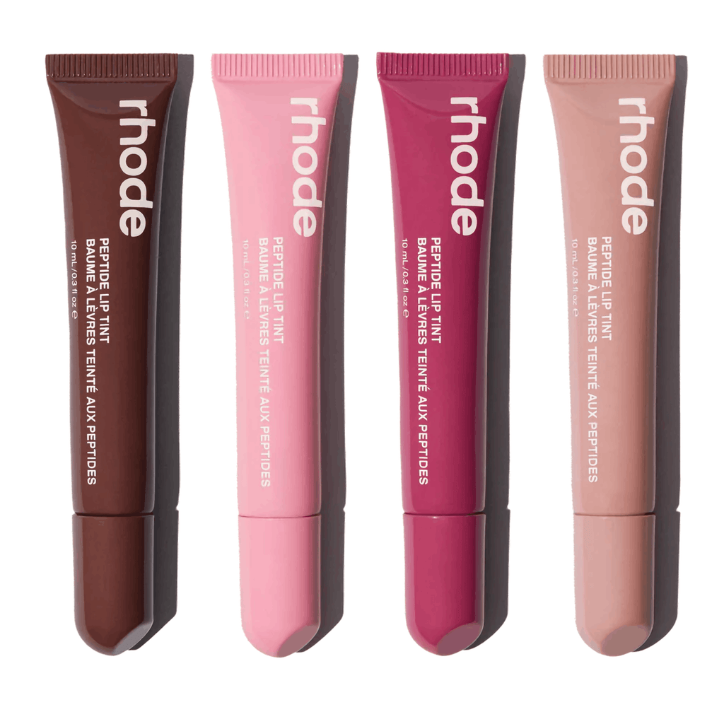 Rhode Peptide Lip Tint – Hydrating Glossy Lip Balm Pack of 6 (Random Color)