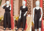 3 Pcs Premium Silk Nightwear Set With Lace | Satin Camisole & Shorts Sleepwear Free Size