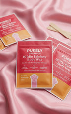 Purely Organics 10 Min Painless Body Wax Powder – Natural Hair Removal for Sensitive Skin (157g)