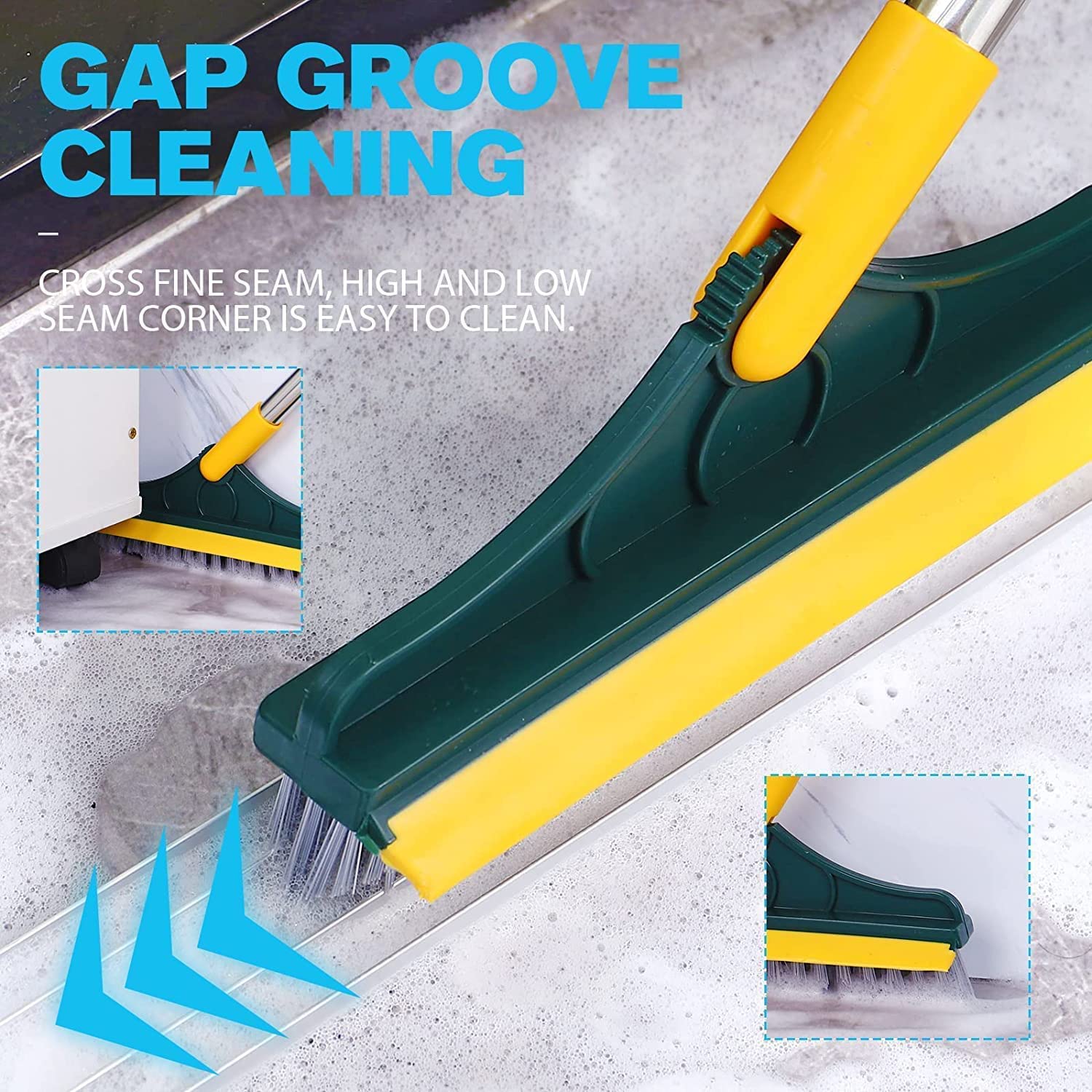 Broom Wiper Cleaning Tool Strong Bristles Easy Floor Sweeping Durable Design Convenient Daily Use