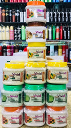 Vivid Natural Face Or Body Scrub Mask Premium Quality Smooth Texture Gentle Formula Comfortable Use | 200g