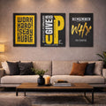 Set of 3 Premium Wall Art Photo Tiles – Modern Home Decor Sets 8x11