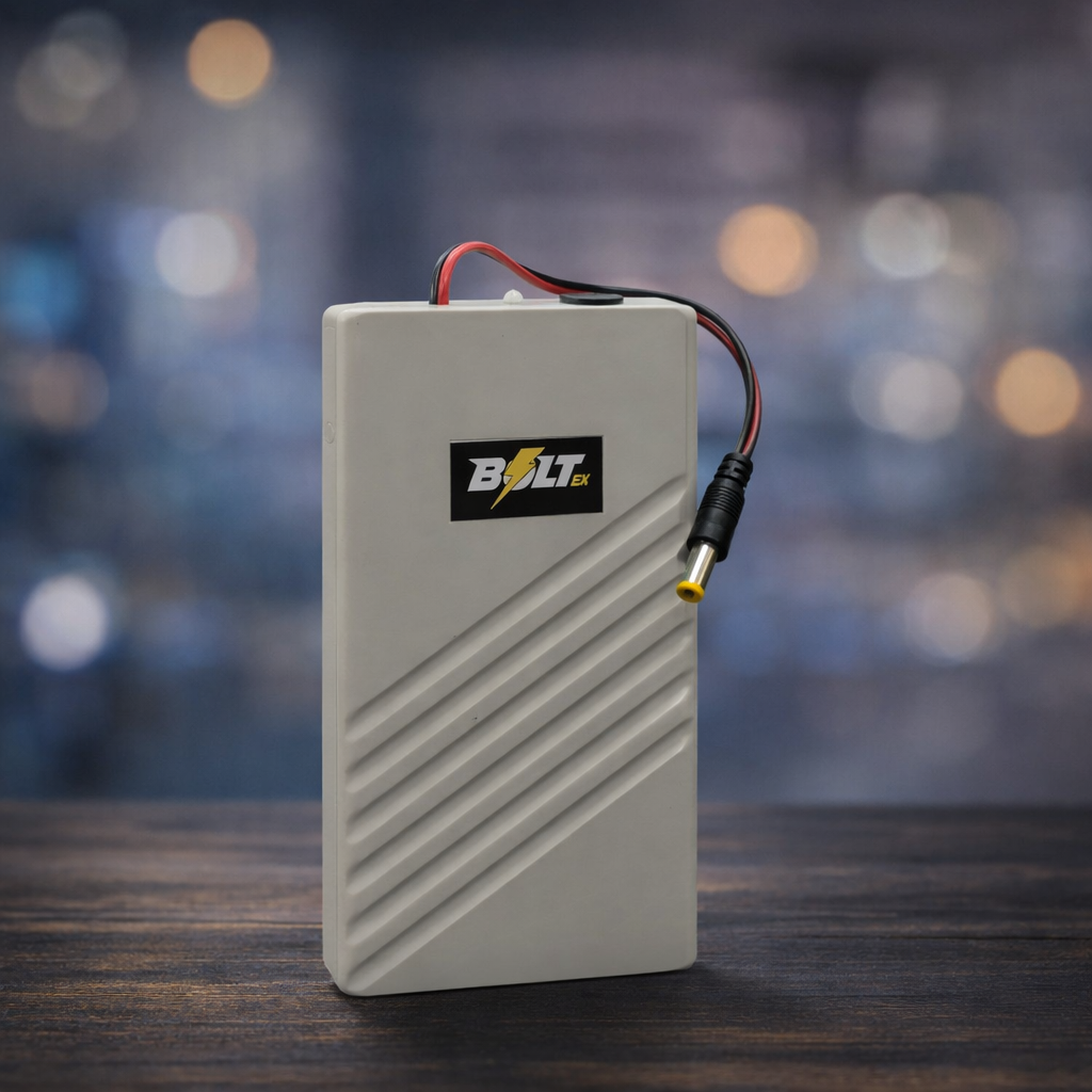 Bolt/ex 12V Router Power Bank – High-Performance UPS for Non-Stop Internet (3-4 Hours Backup) - 20000Mah Battery