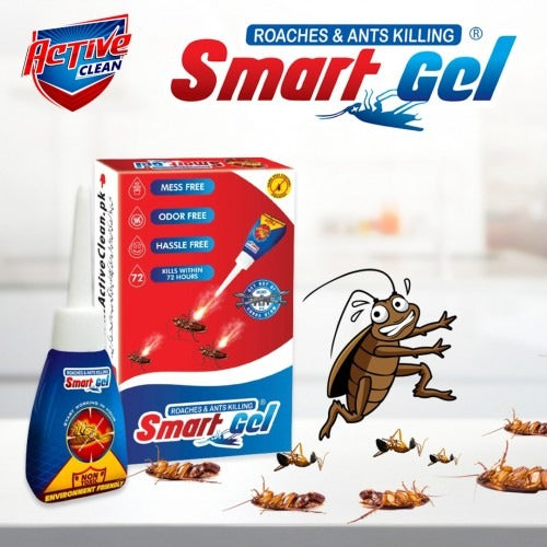 SmartGel Cockroach Killer Gel (20g) | Professional Strength, Odorless & Mess-Free Solution | Kills Within 72 Hours for Home & Kitchen Use
