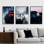 Set of 3 Premium Wall Art Photo Tiles – Modern Home Decor Sets 8x11