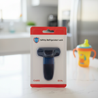 Self Adhesive Sticky Fridge Door Lock For Child Safety, Strong Grip Protection And Easy Installation For Refrigerators, Cabinets And Drawers