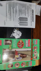 Premium Quality Mosquito Magic Mesh In Hard Box With 20pcs Double Tape Stickers And 12pcs Hocks For Easy Installation