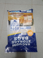 Vacuum Storage Bags Set (5 Bags + 1 Hand Pump) – Reusable Space Saver Compression Bags for Clothes, Bedding & Travel