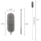 Premium Microfiber Duster – Extendable, Washable, High-Density Dust Cleaner for Home, Car & Office | Easy Cleaning for Fans, Shelves & Hard-to-Reach Areas