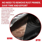 Rust Paint Metallic Paint Anti Rust Protection Coating For Removing Rust From Metal - Random Color (With Brush 300gm)
