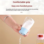 Sealed Seasoning quantitative Bottle salt pepper condiment Dispenser Glass Spice Jar | Salt Control Bottle Press - 180ml (random color)