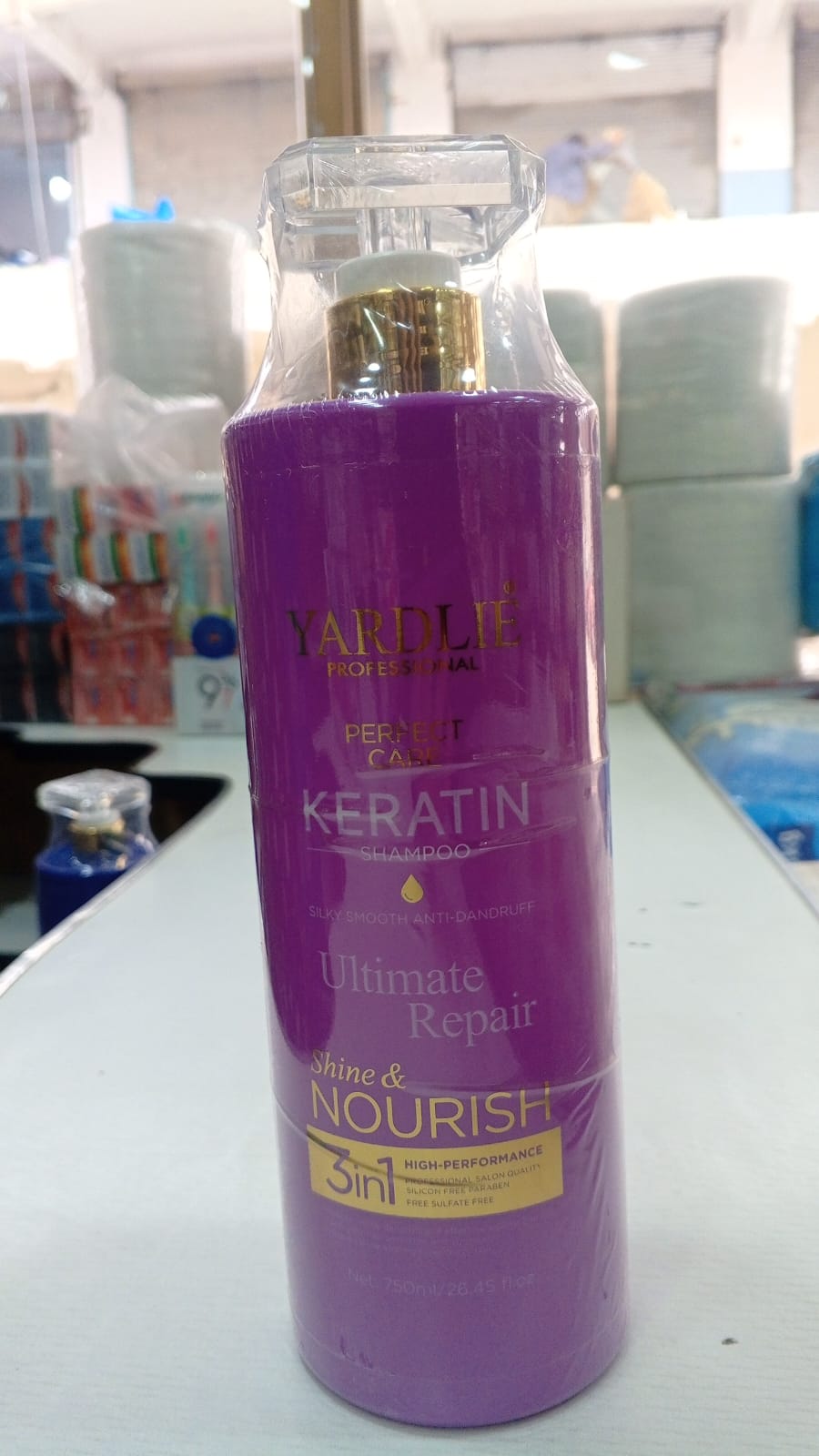 Yardlie Keratin Shampoo | Professional Perfect Care | 750 ml | Anti‑Dandruff & Frizz Control