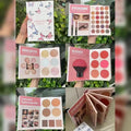 All In One Professional Makeup Palette Book – Complete 4 In 1 Beauty Kit With Highlighters, Contour, Eyeshadow, Blush, And Eyebrow Powders