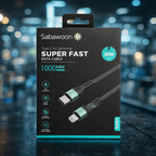 Sabawoon 30W Super Fast Type-C to iPhone Data Cable – 1000mm Fast Charging Cable