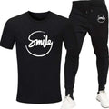 Black Trendy Markhor Printed Track Suit for Men & Boys | Soft & Comfortable Summer Wear | Lightweight Breathable Fabric
