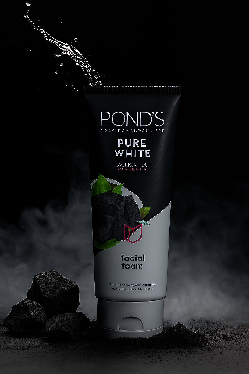 Pond’s Pure White Face Wash with Activated Charcoal – Deep Cleansing & Brightening Daily Face Cleanser (100g)