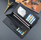 New Design Long Wallet for Men & Women | 12 Card Slots | Half Zip Pocket | Premium Quality Long Purse