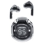 Air 39 Wireless Earbuds - Transparent Design Bluetooth 5.3 - ENC Noise Reduction & Deep Bass Sound - LED Display TWS