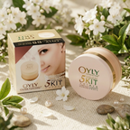 OYLY 5 In 1 Compact Face Powder Kit With 5 Shades Long Lasting Smooth Finish