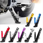 Universal Adjustable Aluminum Motorcycle Kickstand – CNC Side Stand