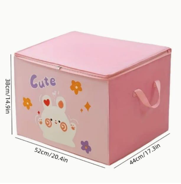 Cute Cartoon Storage Bag | Multi-Purpose Organizer for Kids’ Toys, Clothes & Accessories