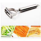Stainless Steel Multi Peeler – Ergonomic Fruit and Vegetable Peeler with Hanging Hook