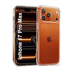 Ultra-Slim 0.2mm TPU Transparent Case for iPhone 17 Pro Max – Crystal Clear Soft Protection