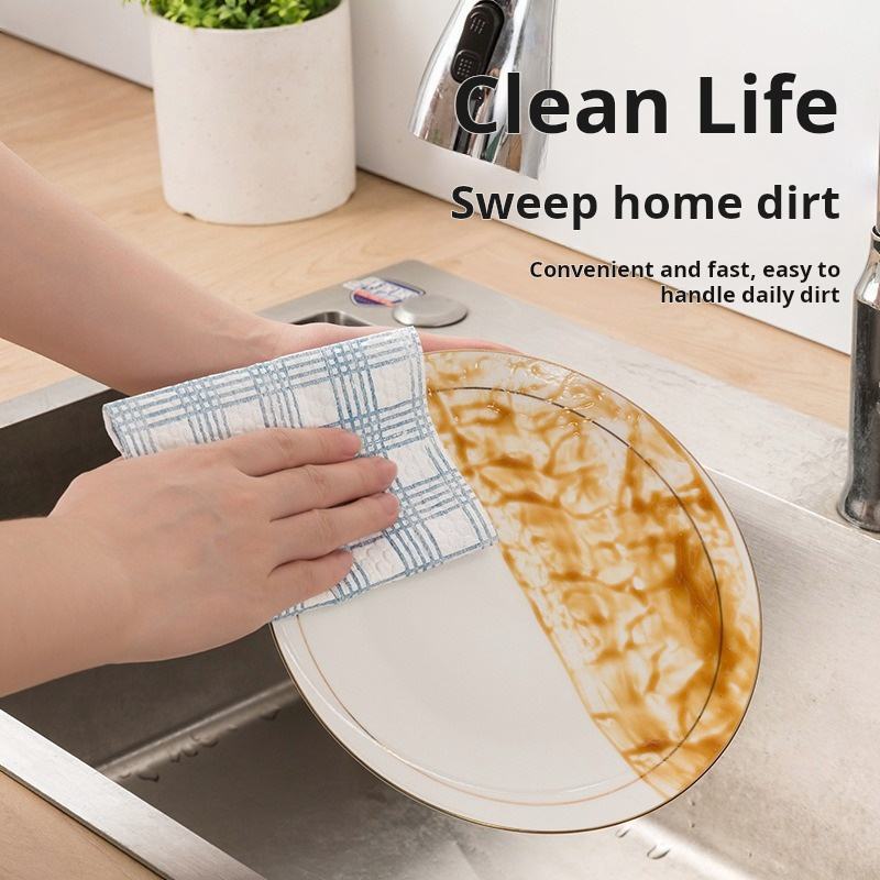 Reusable Kitchen Cleaning Wipes Roll – Washable, Absorbent & Eco-Friendly Multi-Purpose Cleaning Sheets