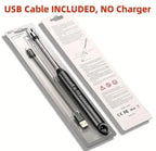 Rechargeable USB Electric Candle Lighter – Windproof Flameless Plasma Arc Lighter with 360° Flexible Long Neck