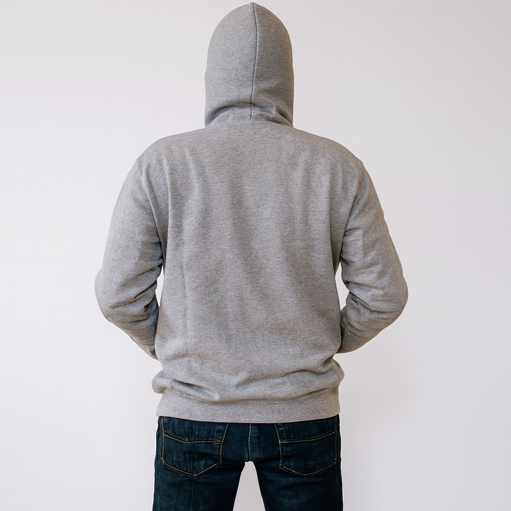 New Summer Collection Full Grey Hoodie ghost Printed For Men And Boys