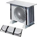 AC Outdoor Unit Sunshade Cover – Silver Foil Reflective Heat Shield & Dust Protector for Air Conditioner External Units