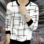 Long life Genuine full sleeves T shirt For Boys | Stay Stylish with a Black Lining Printed Zipper Jacket