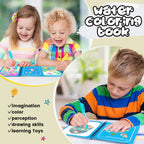 Magic Water Book Painting Drawing Coloring Board Book Magic Water Pen (random book )