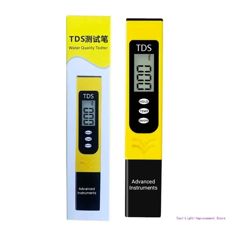 Digital TDS Water Testing Pen – High-Accuracy Portable TDS Meter for Drinking Water, RO Systems, Aquariums & Hydroponics | Total Dissolved Solids Tester