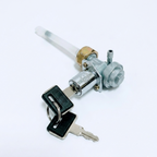 Crown Motorcycle Fuel Cock with Key Lock for Honda CD70 & CG125 – Fuel Tap Valve with Reserve Function
