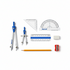 Marshal 9-Piece Mathematical Instruments Set – Complete Geometry Box for Classic & Precision Drawing